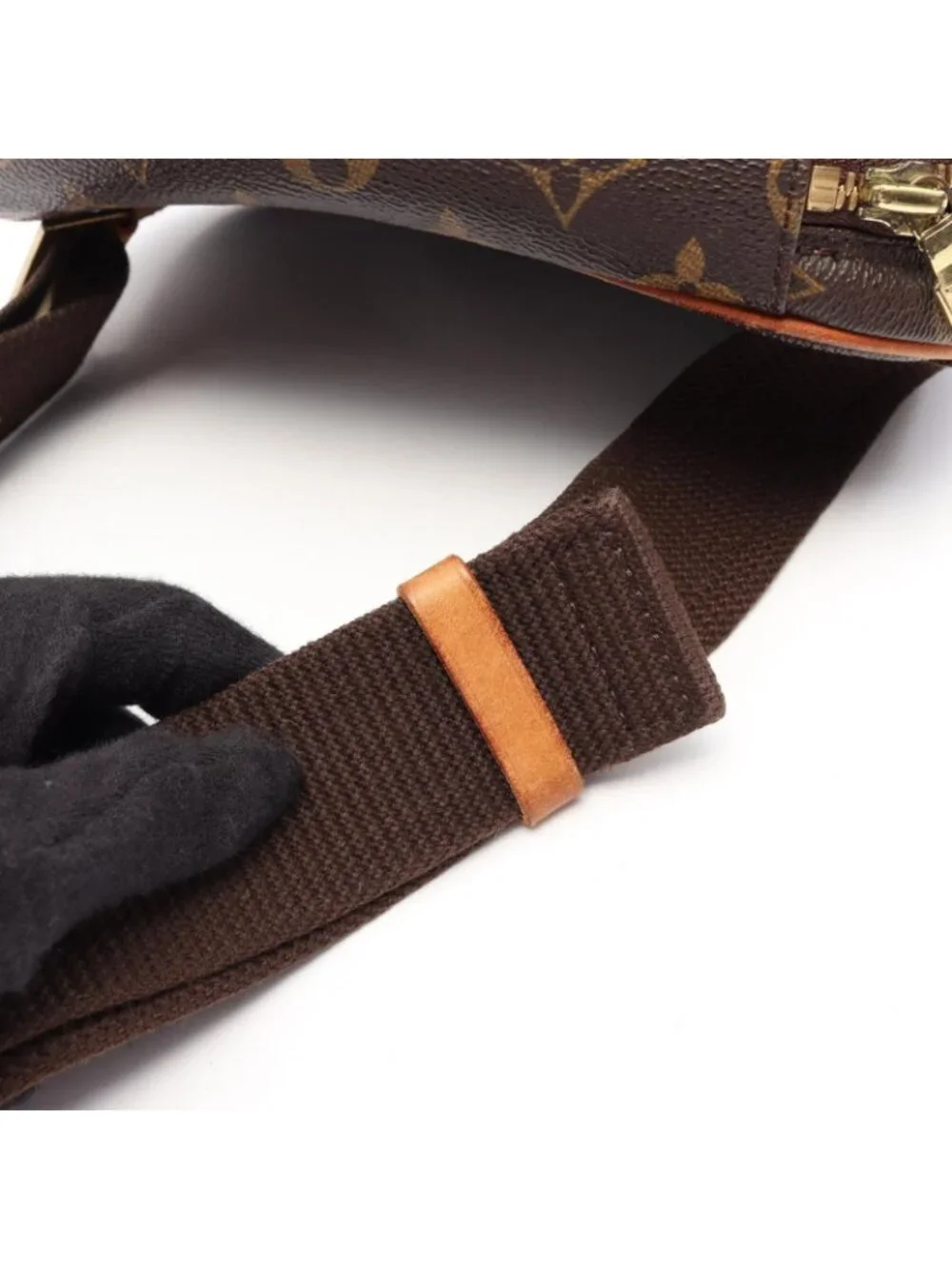 Louis Vuitton Waist Bag Pochette Gange Monogram Canvas Leather